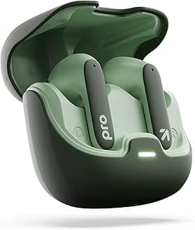 - Z40 Pro with 100H Playtime, Zen Quad Mic ENC, 45ms Low Latency Gaming, Premium Rubber Grip Case, 13mm Bass Drivers, Bluetooth 5.3, TWS Truly Wireless in Ear Earbuds (Jungle)