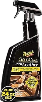 Meguiar's G1924SP Gold Class Rich Leather Cleaner and Conditioning Spray - 24 Oz Spray Bottle