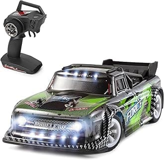 RC Drift Car, 1/28 Remote Control Car RC Truck Car 2.4GHz RC Race Car 30km/h High Speed Kids Gift RTR with Metal Chassis WLtoys 284131