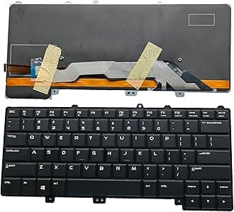 Laptop Replacement US Laptop Keyboard for DELL Alienware 13 R1 R2 15 R1 R2 P42F P42F001 09RC07 0HF1MV no Pointer with Backlit Black