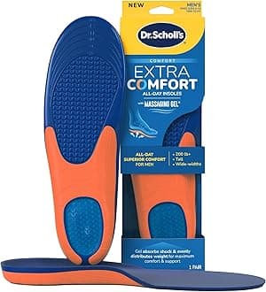 Dr. Scholl's Comfort And Energy Extra Support Insoles For Men,1 Pair,Size 8-14