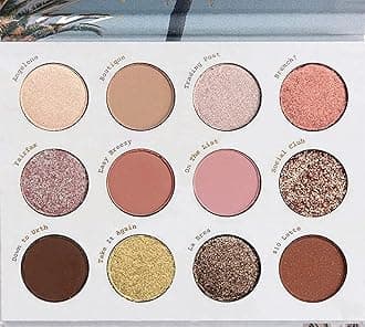 Colourpop Off Melrose Eyeshadow Palette Neutral Matte Metallic Glitter