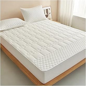 Mattress Protector Waterproof Mattress Protector, Cotton Mattress Cover, Soft Bed Cover, No Pillowcase(White,110x200cm(43x79 in))