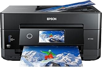 Expression Premium XP-7100 Wireless Color Photo Printer with ADF, Scanner and Copier, Black, Small