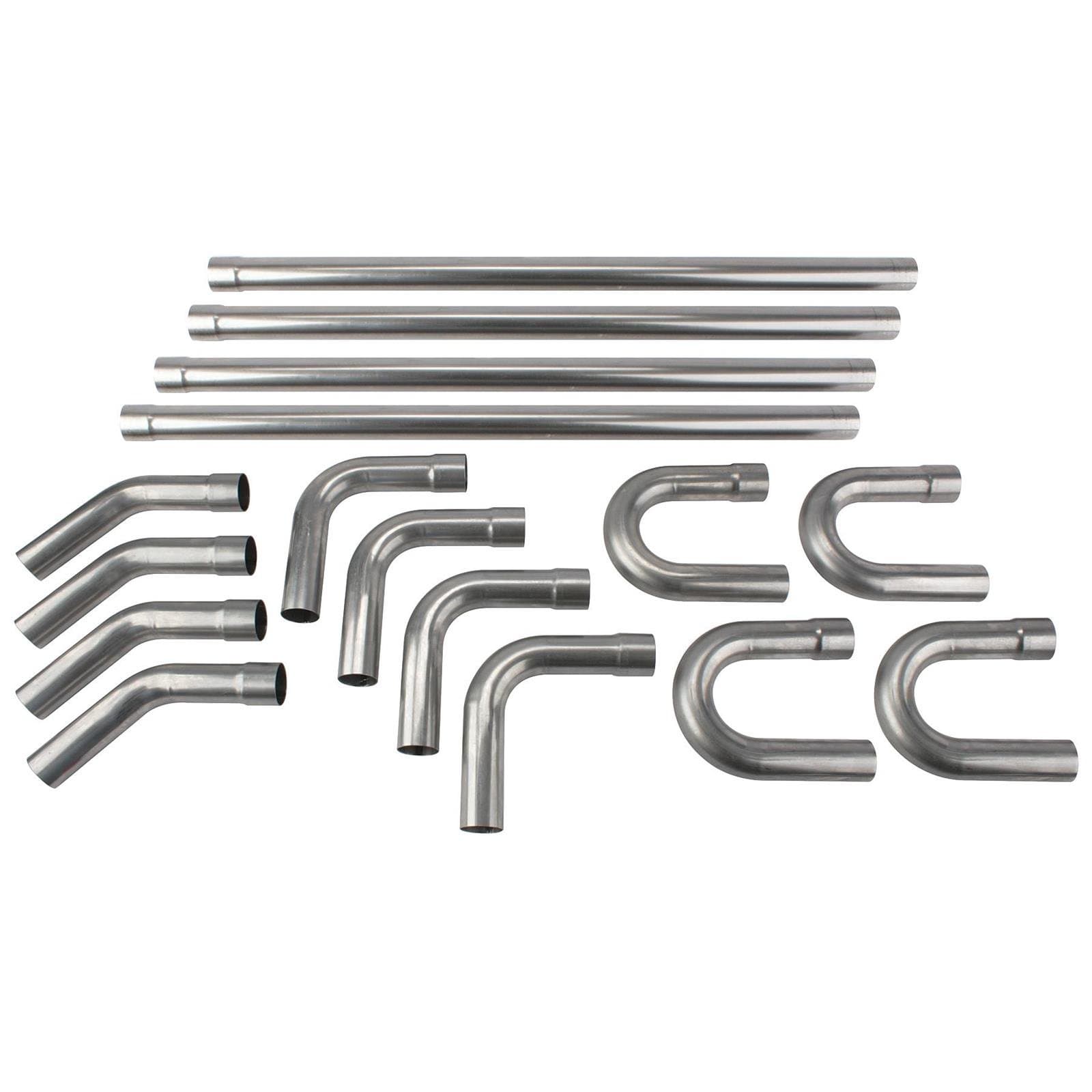 Custom Stainless Steel Dual Pipe Mandrel Bend Kit 2-1/2"