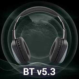 ZEBRONICS Thunder PRO Wireless Headphone with Dual Pairing, Gaming Mode, ENC, Bluetooth, Call Function, Aux, Micro SD, Voice Assistant, Deep Bass, Up to 60h Backup (Olive Green)