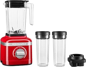KitchenAid K150 3 Speed Ice Crushing Blender with 2 Personal Blender Jars - KSB1332PA