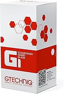 Gtechniq Auto G1 ClearVision Smart Glass for Cars, Repels Water off Glass and Windscreens, Easy to Use, Lasts up to 20,000 Miles, 15ml