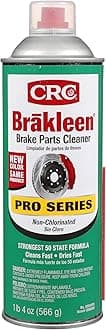 CRC Brakleen 1003663 Brake Cleaner Spray BPC Pro Series Non-Chlorinated 50 State Formula, 20 oz, [1 Pack]