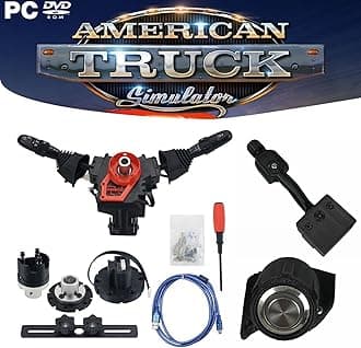 Obokidly Upgrade Type DIY Racing Simulator Steering Wheel Turn Signal Wiper Lever Switch For Logitech G27 G29 G920 G923 Logitech Thrustmaster T300 (Upgrade Type-For G27/G29, Black)