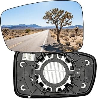 Driver Side Mirror Replacement for Hyundai Sonata 2011 2012 2013 2014 - Left Side Mirror Glass, Rear View Mirrors Glass with Power Heated for Hyundai Sonata 2011-2014