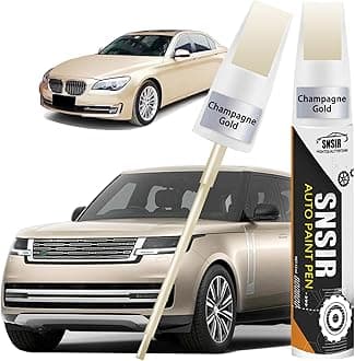 Gold Touch Up Paint for Cars, Color Accurate Touch Up Paint for Cars, Premium Car Scratch Remover for Deep Scratches, Easy to Use, Safe and Non-toxic