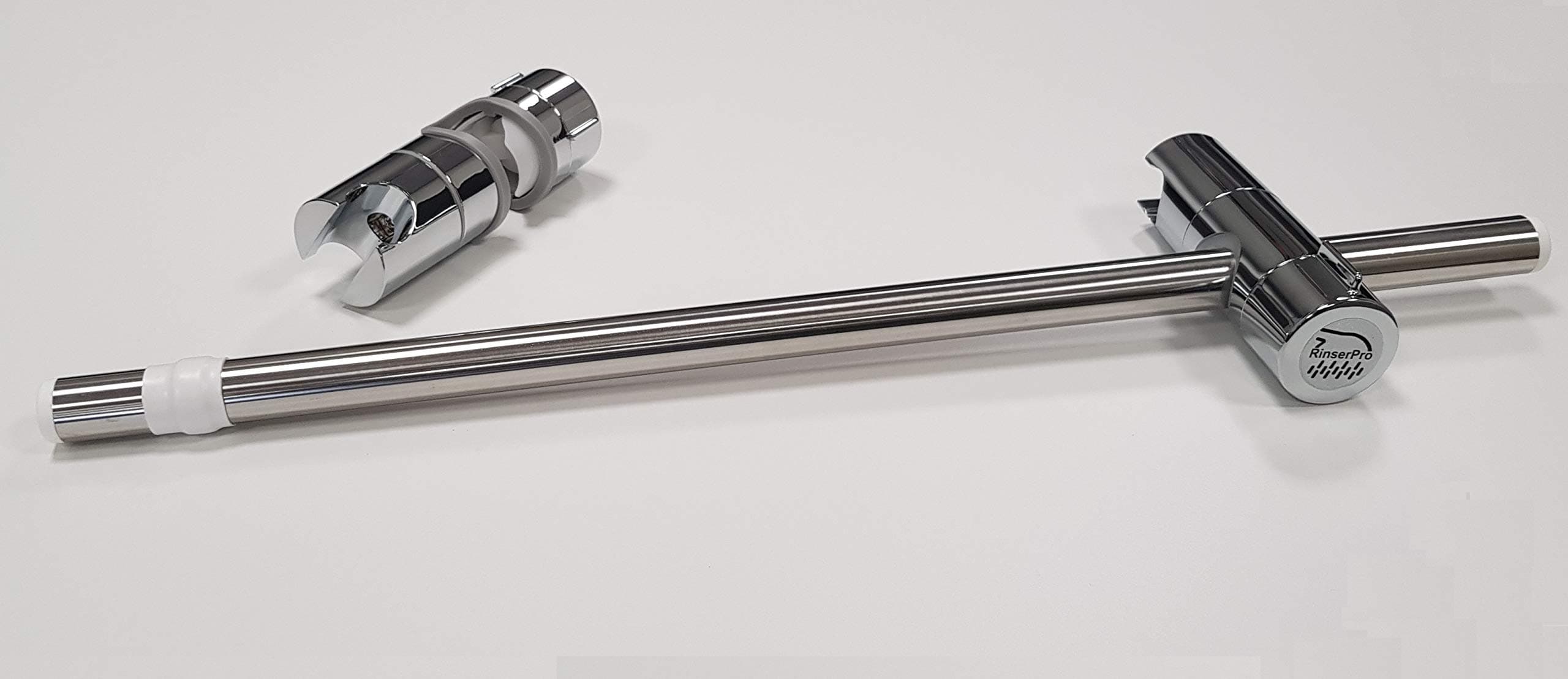 RinserPro - Shower Head 40cm Extender and Universal Riser Rail Bracket Kit