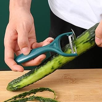 Potato Peelers, Peelers for Kitchen, Stainless Steel, Fruit Scraper, Melon and Fruit Grater, Incisive & Efficient Long-Lasting Blade, Household Multifunctional Tool for Kitchen