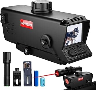 Digital Night Vision Scope | 3.5X Optical + 7X Digital Zoom, 720P Video Recording, 640×480 Display | Day/Night Hunting Sight with 850nm IR Illuminator