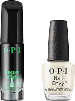 Repair Mode Bond Building Nail Serum, Patented Ulti-Plex Technology ™, Keratin Protein, Clear, 0.3 fl oz + OPI Nail Envy, Strengthening Treatment, Clear, Original, 0.5 fl oz, Vegan Formula