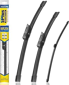 5 PLUS® Silicone Windshield Wipers Replacement for 2018-2024 Audi Q5 Wiper Blades(Set of 3),Automotive Replacement Windshield Wiper Blades For My Car-24"/20"/15"