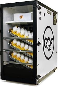 Incubator GQF 1502 Cabinet Incubator Hatcher Includes + 6pk Hatching Egg Trays & 3030 Water Reserve System (with 6 Universal Trays)