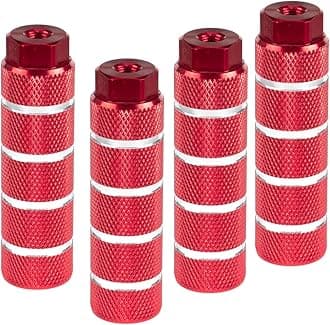 KINSPORY BMX Pegs, Bike Pegs, 10mm - 26 Teeth Aluminum Alloy Stunt Pegs Pack of 2