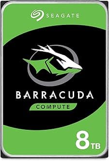 BarraCuda Pro 8TB Internal Hard Drive Performance HDD – 3.5 Inch SATA 6 Gb/s 5400 RPM 256MB Cache for Computer Desktop PC Laptop, Data Recovery – Frustration Free Packaging (ST8000DM004)