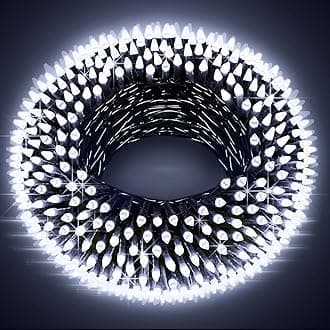 200 LED 66ft Outdoor Christmas Lights, Super Long String Lights with 8 Lighting Modes & Timer & Memory, Outsite Waterproof Light Strings for Xmas Tree Wedding Party Holiday Decorations Cool White