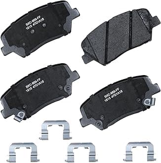 Bendix Premium SBC1815 Ceramic Front Brake Pads for Hyundai Creta 2020-2018, Santa Fe 2011, Santa Fe Sport 2018-2017, Kia Sorento 2020-2015