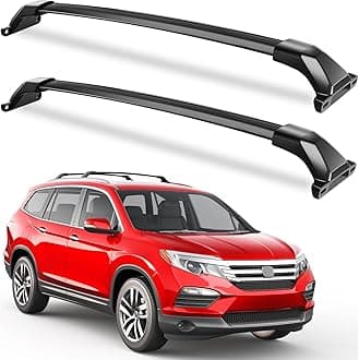 KINGGERI 300lbs Roof Racks Cross Bars Fit for Honda Pilot 2016-2022 with Flushed Side Rails,All Aluminum Heavy Duty Roof Rails Crossbars for Rooftop Cargo Basket Carrier Bag Luggage Rails Kayak