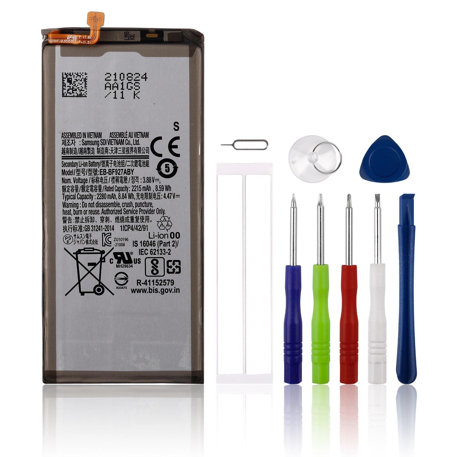 Replacement Battery Compatible with Samsung Galaxy Z Fold 3 5G SM-F926 Main Display Screen EB-BF927ABY with Toolkit