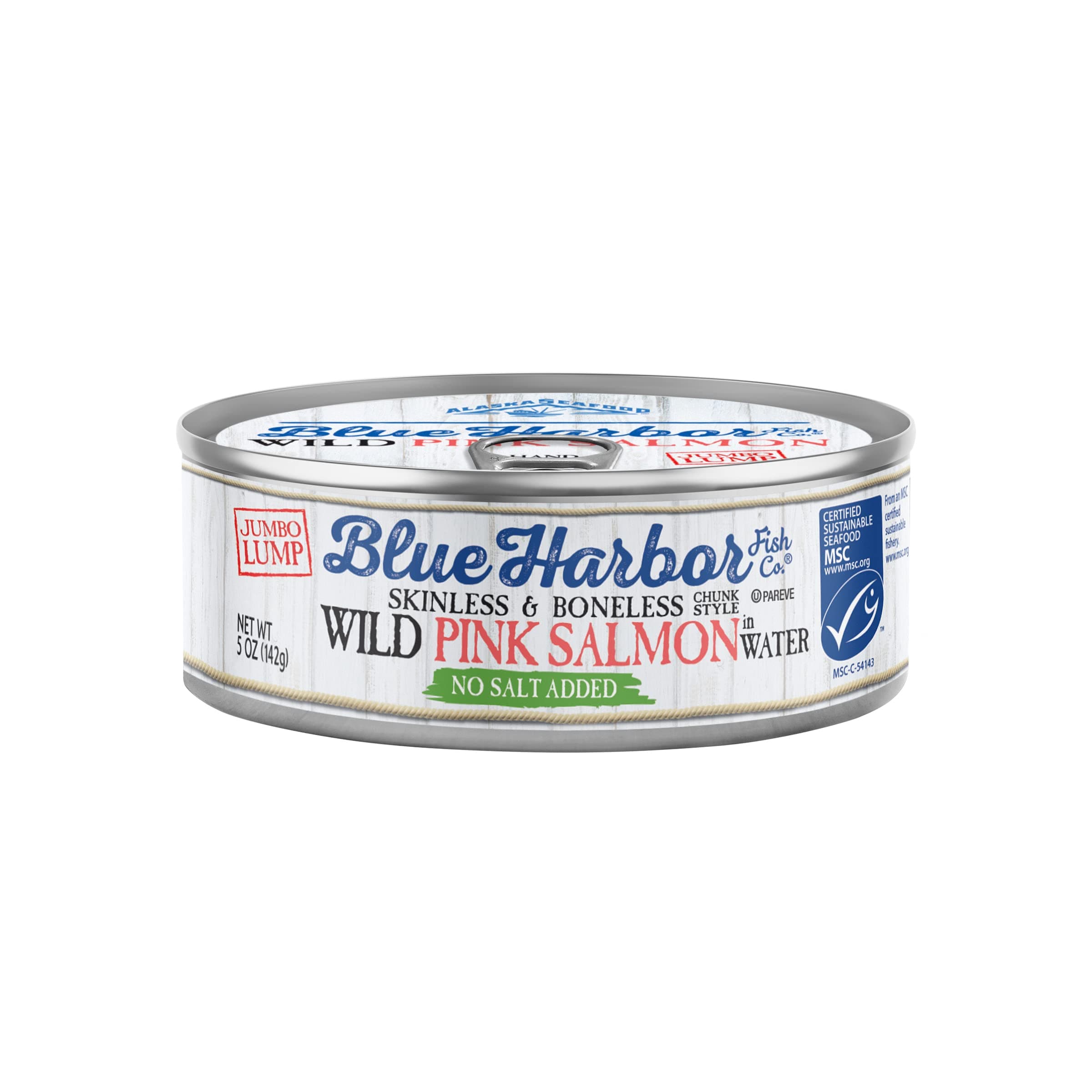 Wild Pink Salmon in Water No Salt Added - 5 oz Can (Pack of 12)