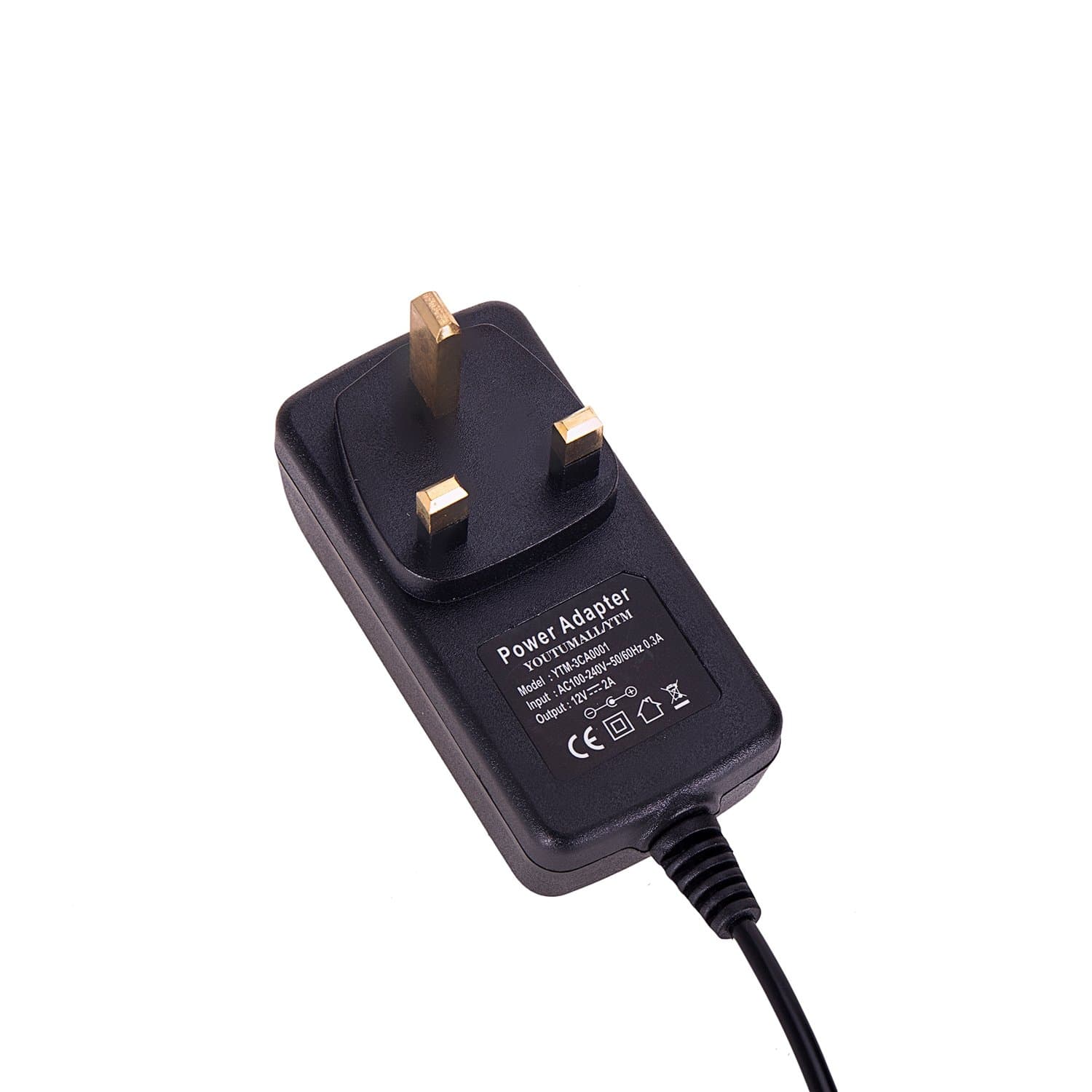 DC 12V 2A Power Supply Adaptor,Power Supply Adapter 12v,AC 100-240V to DC 12V Transformers,Switching Power Supply for LED Strip Lights,CCTV Camera ect.