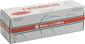 DecoPac Kee-Seal Ultra Disposable Pastry Bags, 21-Inch, Clear