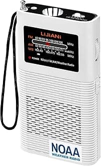 - Portable AM FM Transistor Radio with New ver Backlight Powerful Flashlight Powered by 1500mah Lithium Battery (Included),Ultra-Long Antenna Best Reception Best Sound Quality