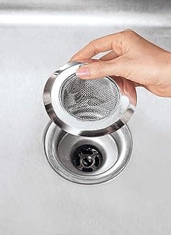 Stainless Steel Sink Strainer Kitchen Drain Basin Basket Filter Stopper Drainer/Jali (4-inch/10 cm)