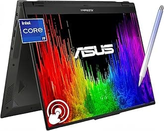 ASUS Vivobook S 16 Flip 16" WUXGA OLED Touchscreen Laptop, Intel 14Cores i9-13900H, 1080p Webcam, Harman/Kardon, Wi-Fi 6E, Backlit KB, Win 11H, w/Pen (40GB RAM | 2TB SSD+Pen)