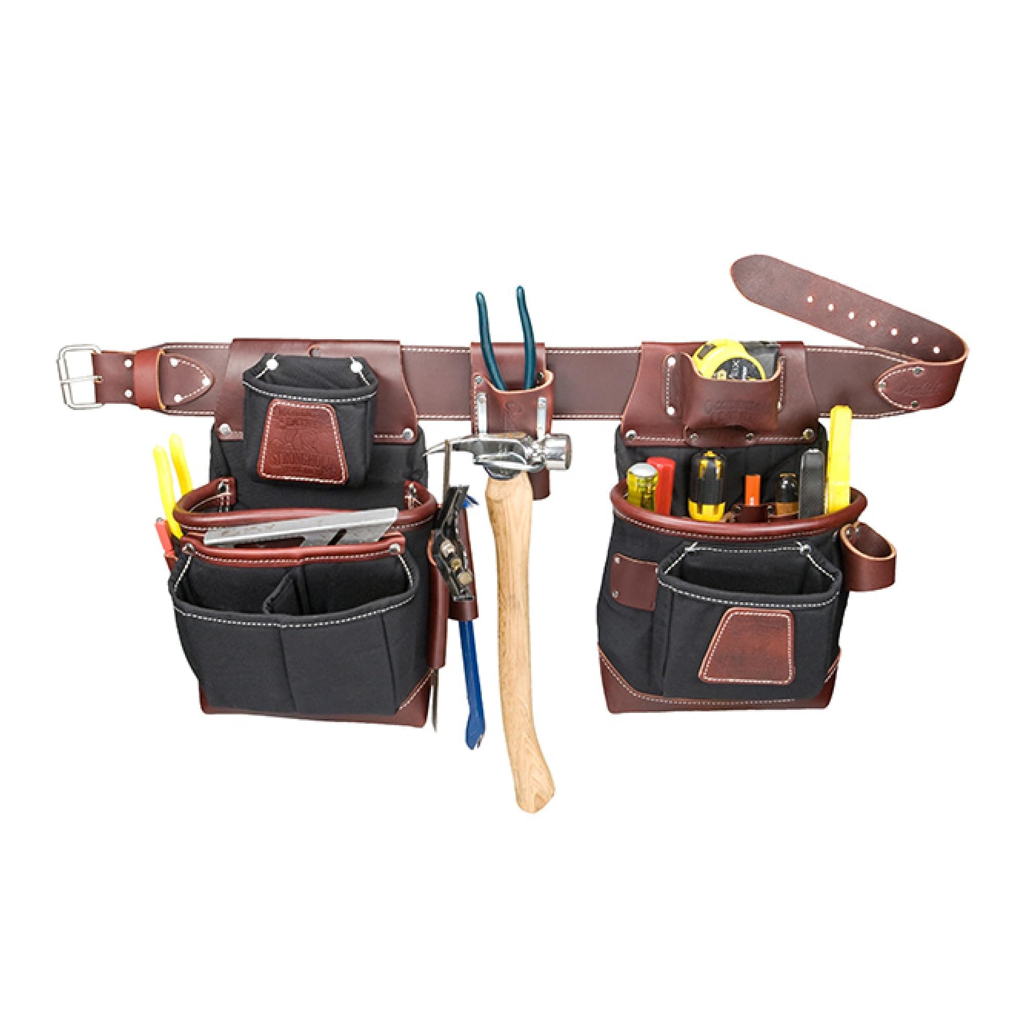 Occidental Leather FatLip Tool Bag Set - Medium - 25 Pockets & Tool Holders - Made in USA