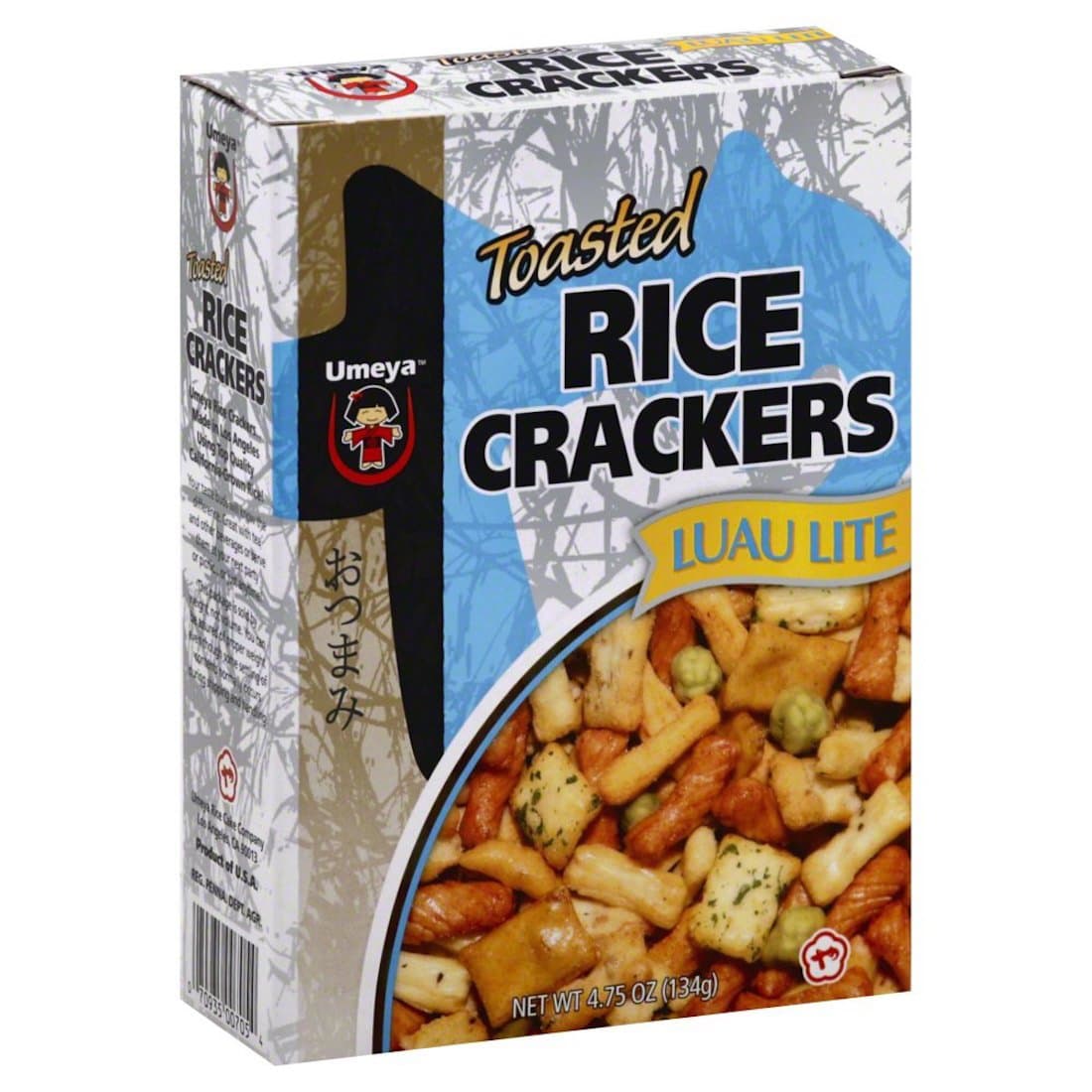 Umeya Rice Cracker Box Luau Mix, 4.75-Ounce Units (Pack of 6)