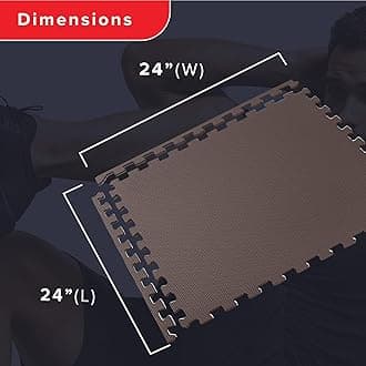 We Sell Mats 3/8 Inch Thick Multipurpose Exercise Floor Mat