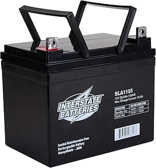 Interstate Batteries 12V 35AH SLA/AGM battery, UT Terminal (SLA1155)