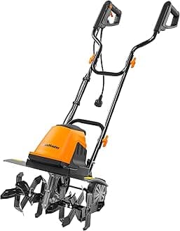 TE1318W1 Corded Electric Tiller 13.5-Amp 18-Inch Orange