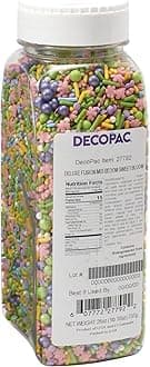 DECOPAC Bloom Sweet Bloom Deluxe Fusion Mix, 26oz, Fancy Candy Sprinkles in Handheld Container, Edible Sprinkles For Celebration Cakes, Cupcakes, Cookies and Donuts, Spring Colors