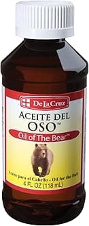 De La Cruz Oil of the Bear Beard Oil for Men - Grooming Brillantine for Hair, Mustache and Beard - Aceite del Oso
