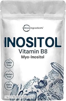 Micro Ingredients Pure Inositol Powder, 1kg (2.2lbs)