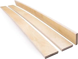 Pack of 10 Slats Birch Wood Sprung Bed Base Replacement Single Double 5 cm wide 670 mm Long