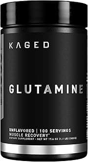 Muscle, L-Glutamine Powder 500 Gram, Vegan, Support Muscle Recovery, Post Workout, Glutamine, Banned-Substance Free, Unflavored, 100 Servings