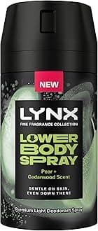 Fine Fragrance Collection Pear + Cedarwood Lower Body Spray premium light deodorant spray for 72 hours of freshness 100 ml