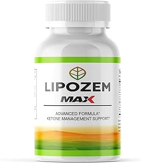 Lipozem Max - Advanced Fat Burner, Natural Weight Loss Support with L-Carnitine, Garcinia Cambogia & Cayenne, Vegan Capsules, 60 Count, Slim Warriors