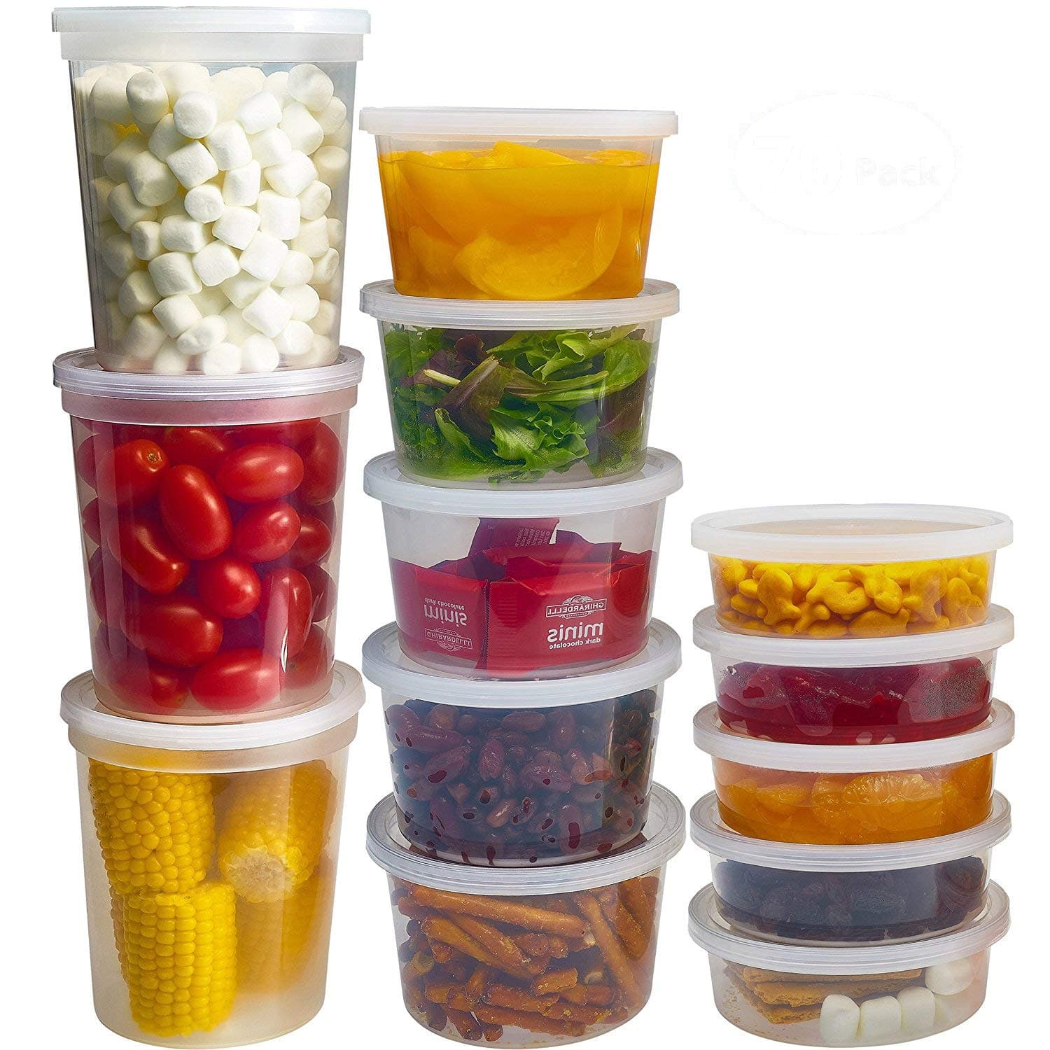 Set of Small, Medium and Large Containers
