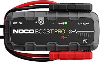 NOCO Boost GB150: 3000A UltraSafe Jump Starter Power Pack – 12V Car Battery Booster, Portable Power Bank & Jump Leads - For 9.0L Petrol and 7.0L Diesel Engines