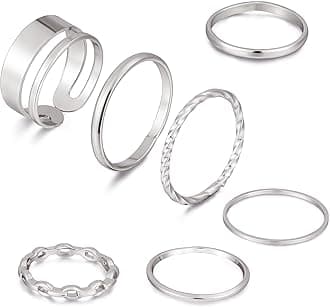 Gold Knuckle Rings Set for Women Snake Chain Stacking Ring Vintage BOHO Midi Rings SIze Mixed