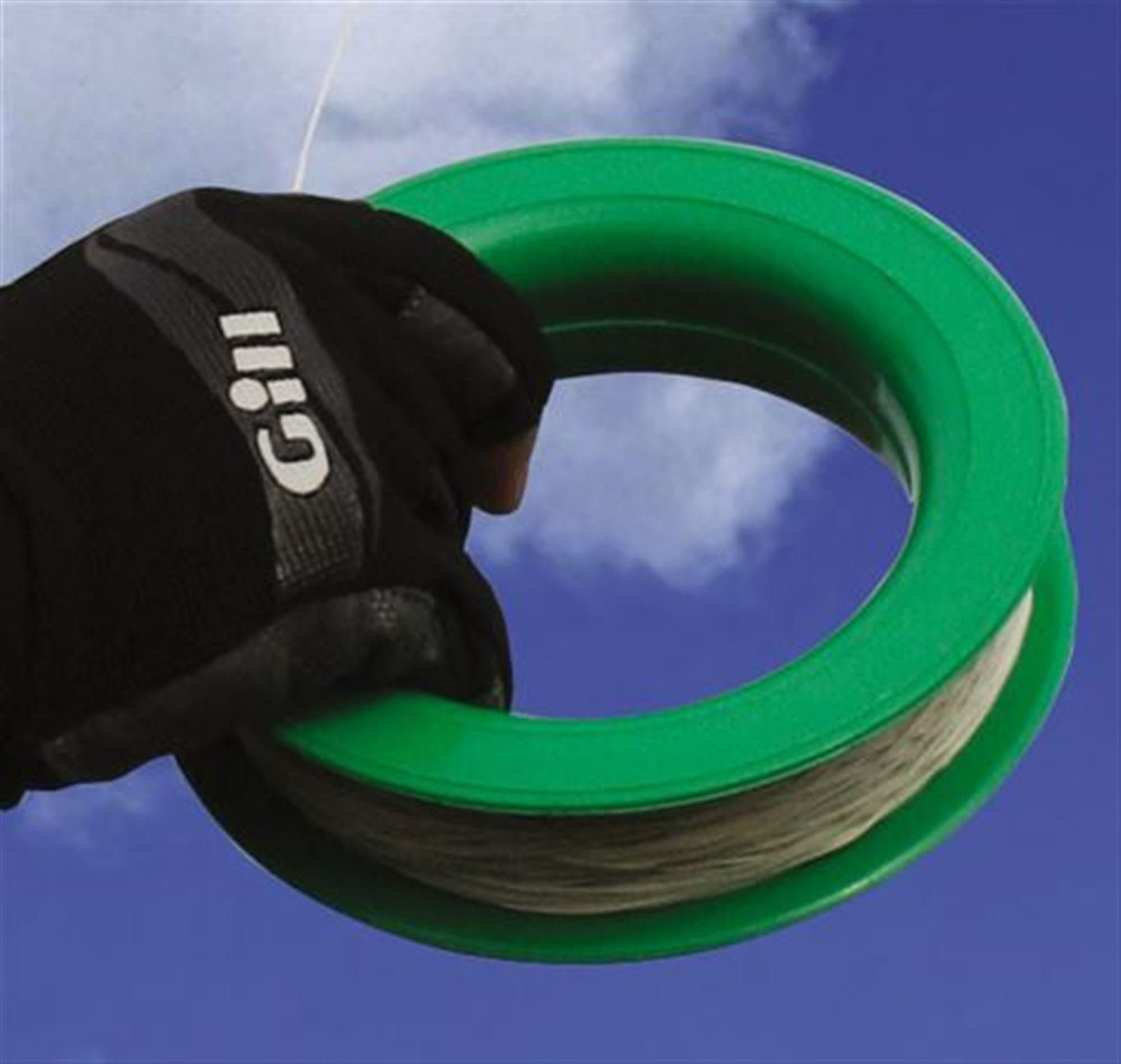 7" Fast Winding Plastic Hoop Spool with 110-lb Braided Dacron Line